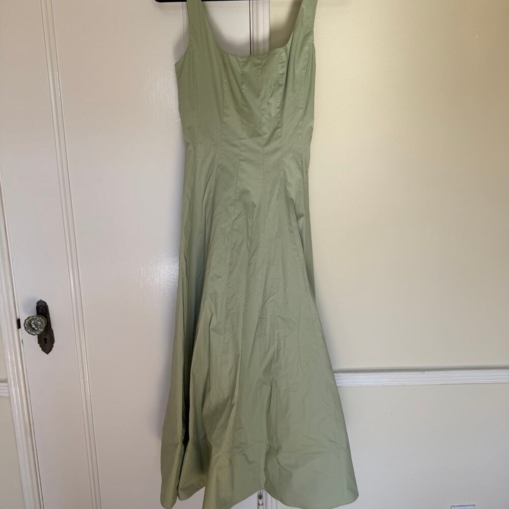 New STAUD Wells Midi Dress